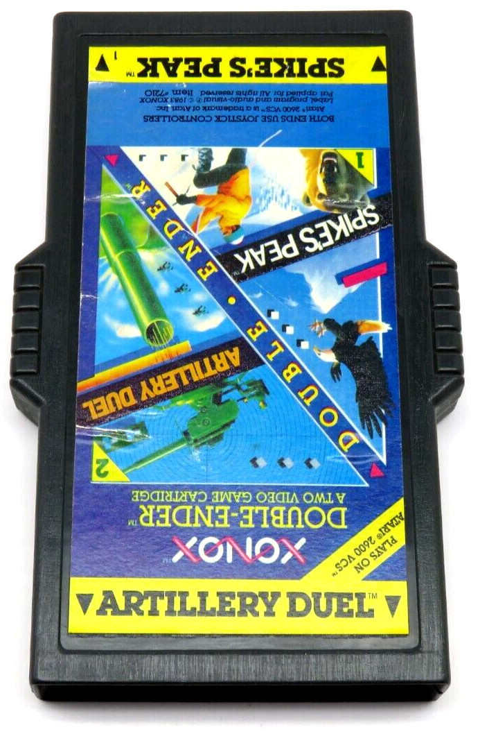 Artillery Duel / Spike's Peak (Atari 2600, 1983) By Xonox (Cartridge only) NTSC