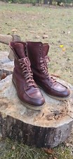 VTG USA Made G.H. Bass Brown Leather Lace Up Work Boots