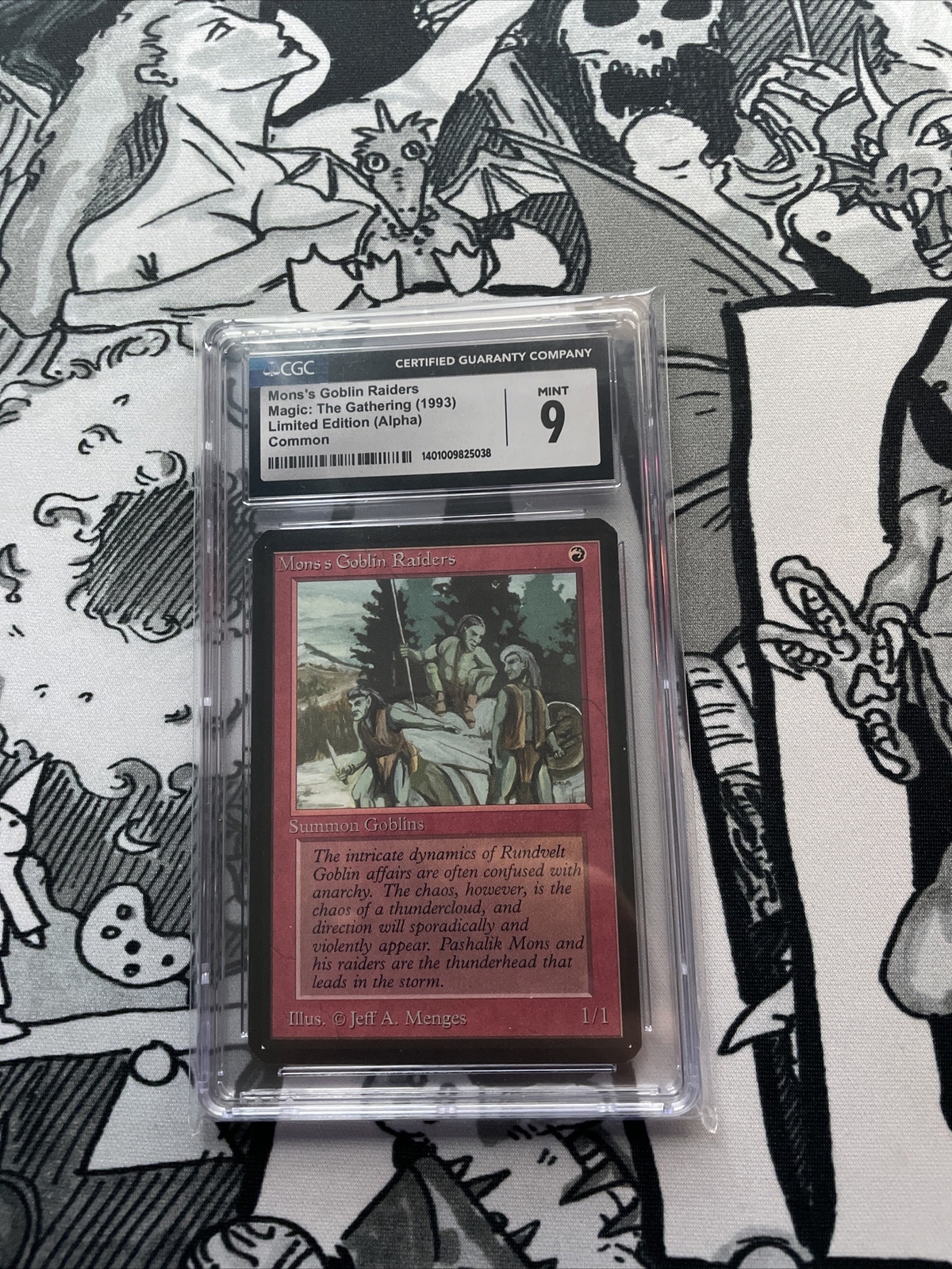 Mons's Goblin Raiders - CGC 9  - Alpha - Magic: The Gathering (MTG)