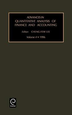Lee - Advances in quantitative analysis of finance and accounting - Ne - X555z