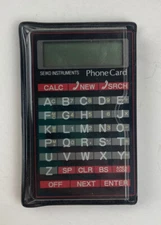 Seiko Instruments Phone Card DF-210 Electronic Phone Directory - Made in Japan