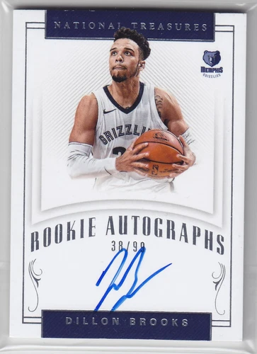 Dillon Brooks 2017-18 Panini National Treasures Rookie RC Auto 38/99 See Pics