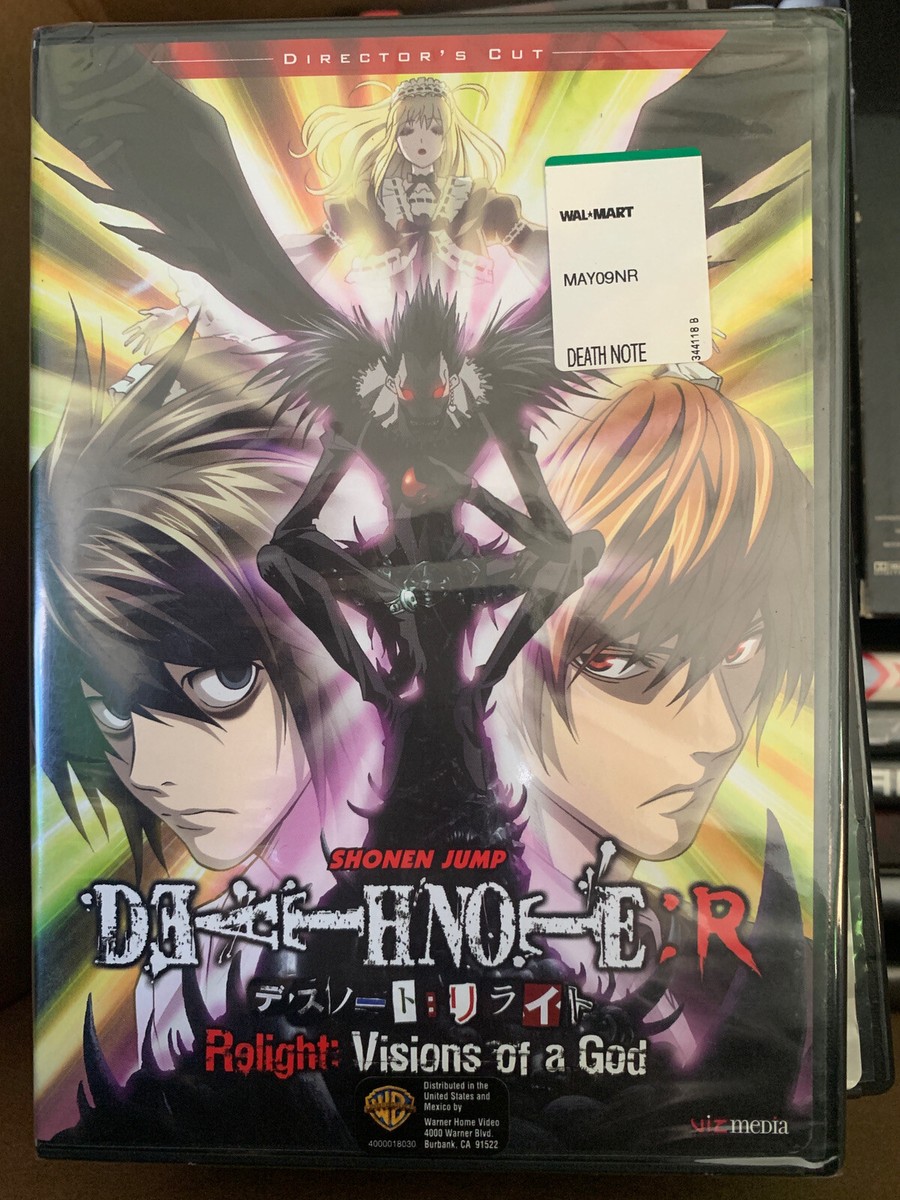 Light Yagami Relight Visions Of A God DVD Death Note Relight