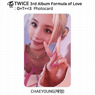 TWICE 3rd Album Formula of Love : O+T= 3 Official Photocard