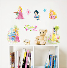 Princess Wall Stickers Beautiful as Rose Nursery  Kids Girl Room Decals SS3
