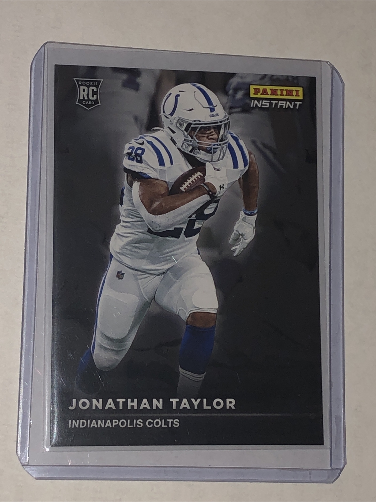 2020 2021 Panini Instant Rookie Spotlight RC /1155 in hand Jonathan Taylor