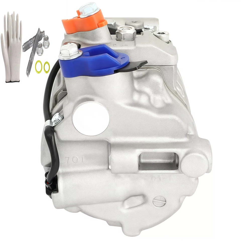 AC A/C Compressor For Mercedes-Benz ML350 R350 CLS550 GL550 5.5L CO 10807JC NEW - Imagem 4 de 4