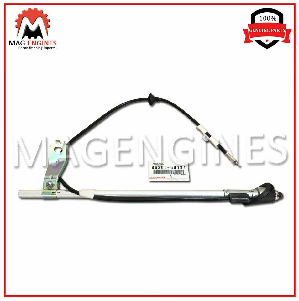 86300-60181 GENUINE OEM ANTENNA ASSY, W/HOLDER 8630060181 - Image 4 of 4