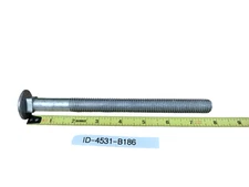 Hillman Group Galvanized Carriage Bolt 5/8 x 8 , Blunt Point, Alloy (Lot of 25 )