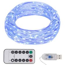 NNEVL LED String with 300 LEDs Blue 30 m