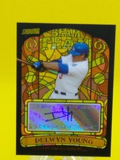Delwyn Young 2008 Stadium Club BEAM TEAM AUTOGRAPH #BTA-DY Los Angeles Angels a