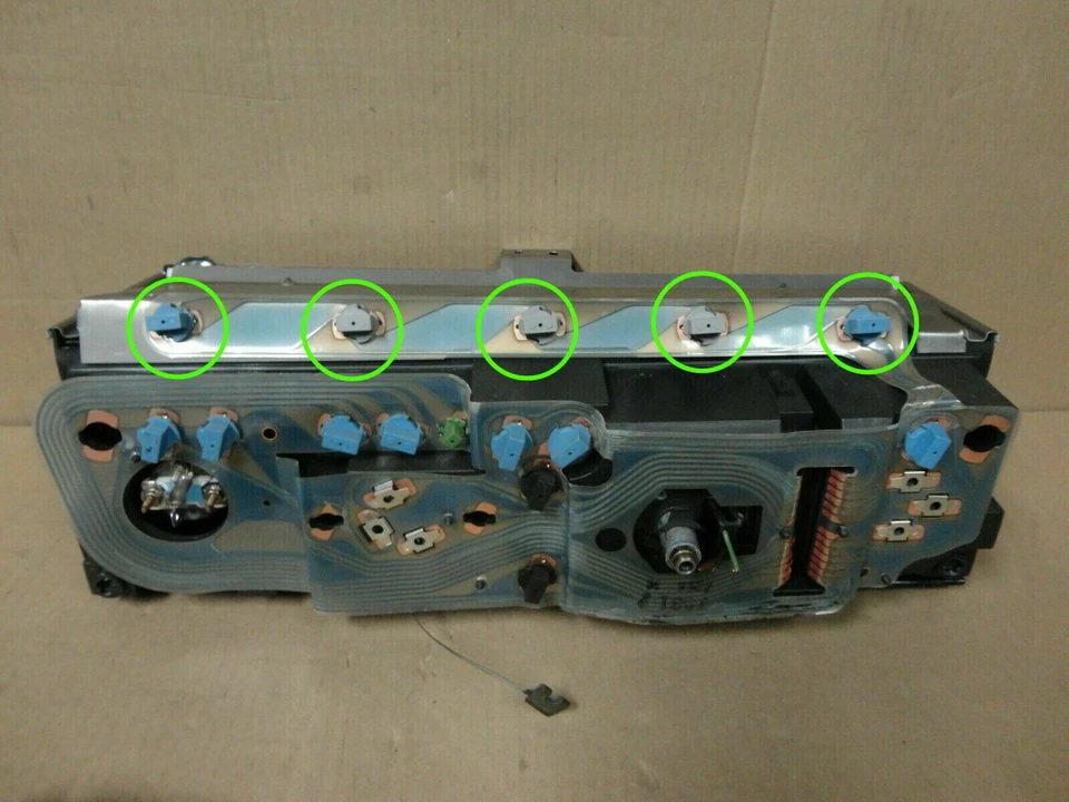 Kit de bombillas LED para tablero de instrumentos azul hielo para Chevy Caprice 1985-1990 Foto 3 de 4