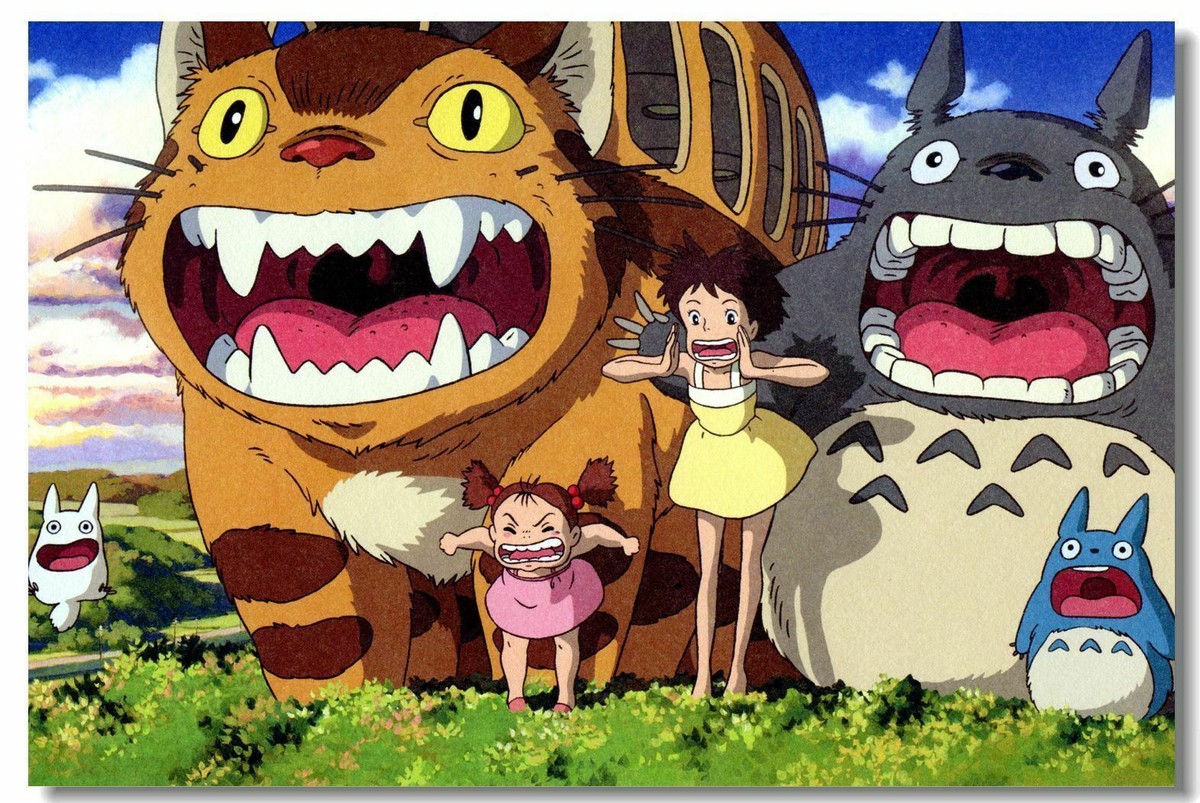 My Neighbor Totoro Tonari no Miyazaki Hayao Wall Print Poster