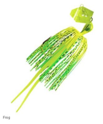  Z-Man Original ChatterBait 1/4 oz Jig - Frog - Zman Chatter Bait