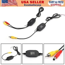 2.4G Wireless RCA Video Transmitter&Receiver for Car Rear View Backup Camera USA