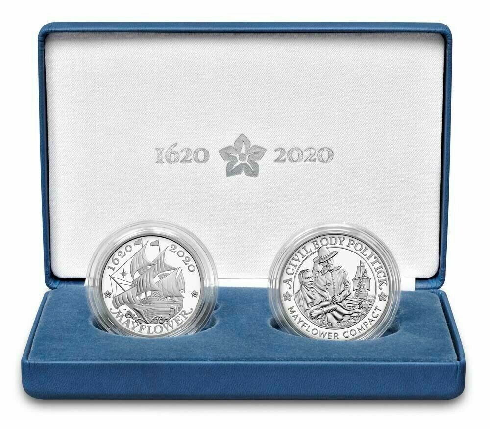 400th Anniversary of the Mayflower Voyage Silver Proof Coin
