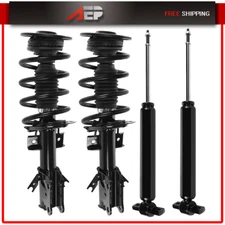 For 2013-2020 Ford Fusion Set 4 Front Complete Struts w/springs & Rear Shocks