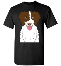 English Springer Spaniel Dog Cartoon T-Shirt Tee - Men Women Youth Tank Long
