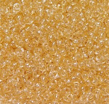 1000 Gold Sparkle Glitter Mini Pony Beads made in USA kids school VBS crafts