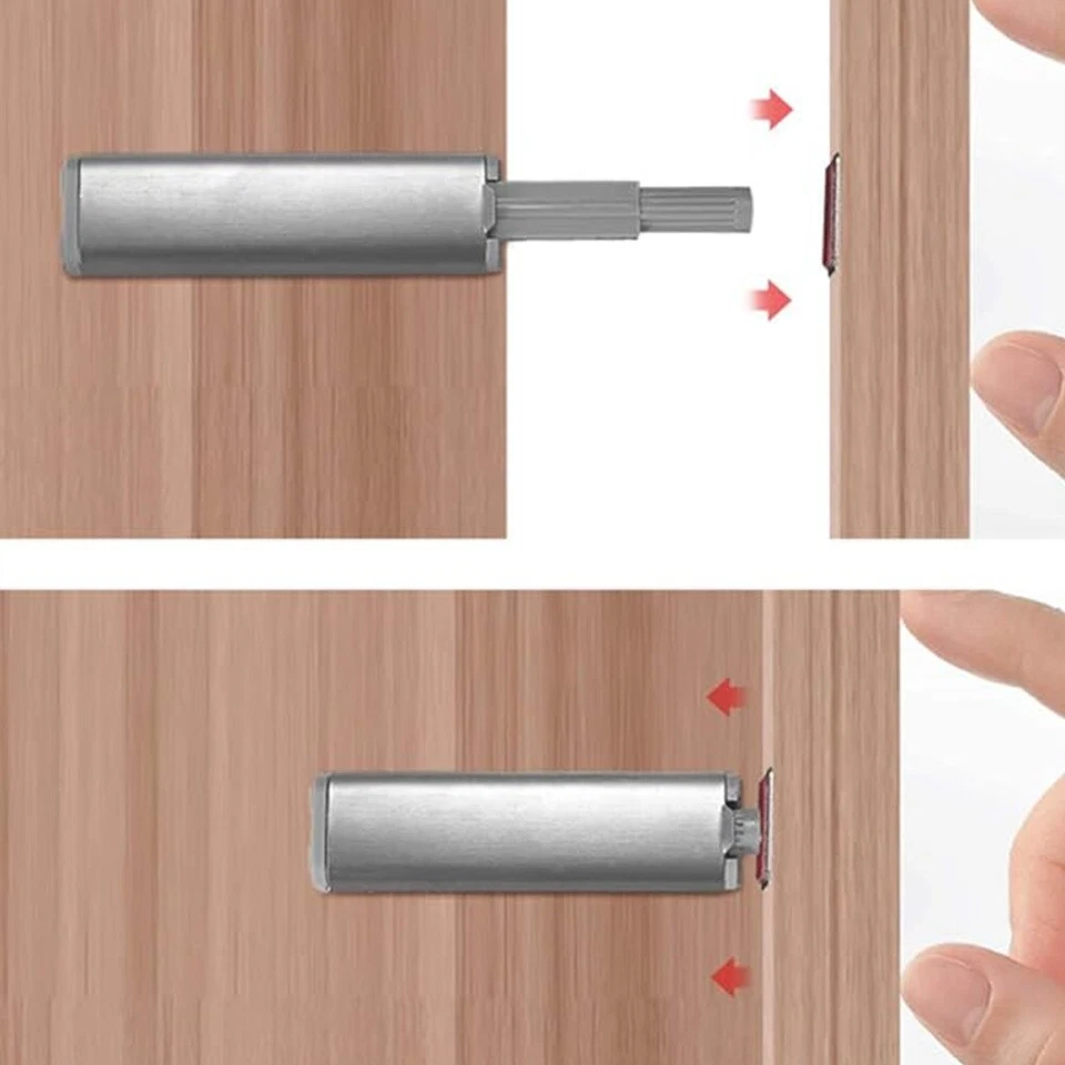 10 Stück Push to Open Schrank Tür Magnetschnäpper Drucktüröffner Möbelmagnet Set - Bild 4 von 4