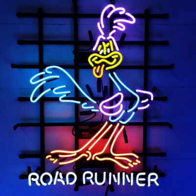 Road Runner Beep! Plymouth Garage Open 24''x20'' Neon Light Lamp Sign Auto Display