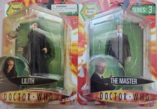 BBC Doctor Who Series 3 The Master & Lilith Action Figures, complete w/packaging