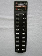PowerBuilt - 10 pc [1/4" Drive] 6-Point Metric Socket Set (Part # 640538)