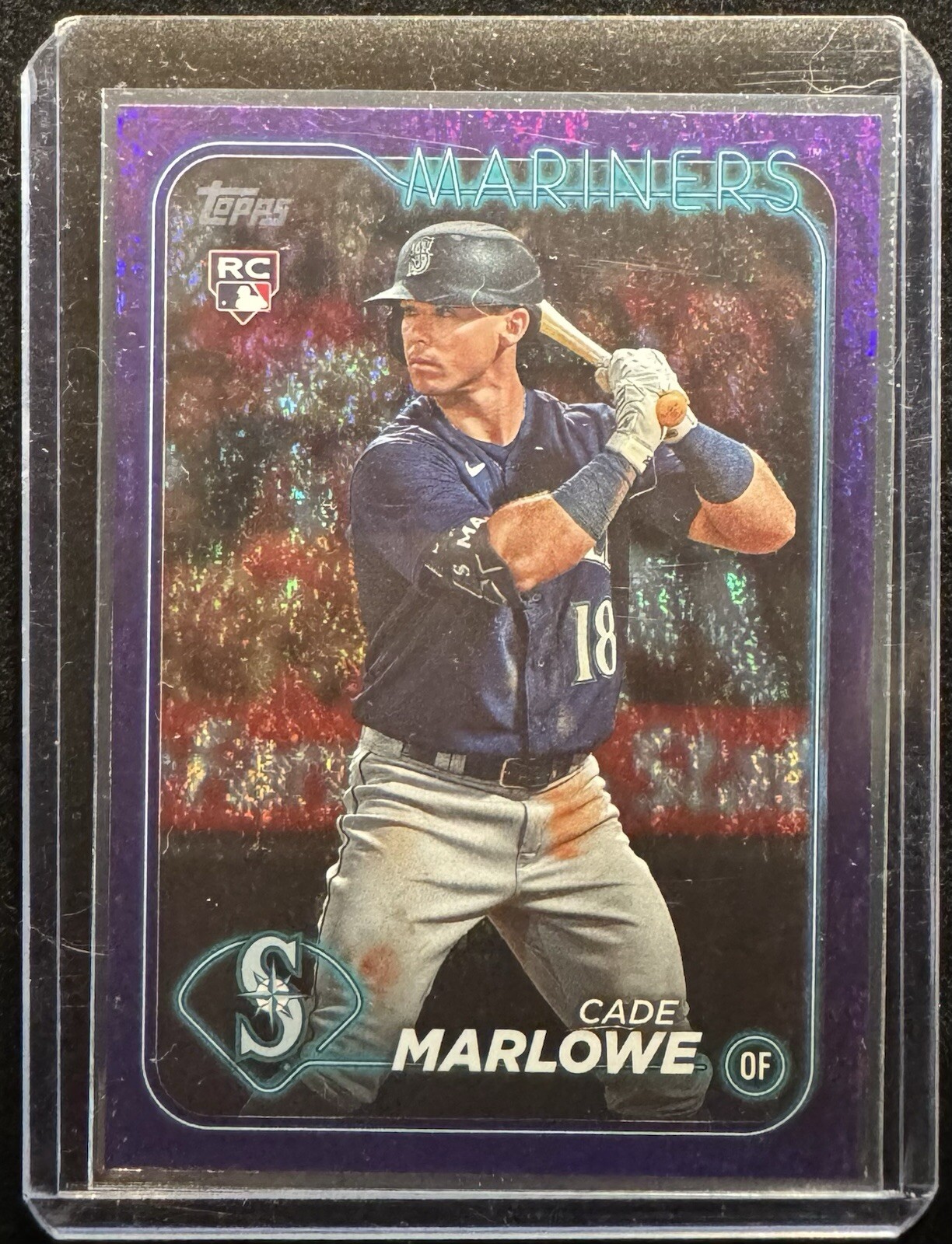 2024 Topps Series 1 - Cade Marlowe #286 Purple Holofoil /799 (RC)