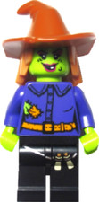 Genuine LEGO Holiday  Event: Halloween WACKY WITCH Minifigure hol173  NEW 