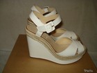 100% AUTHENTIC NEW WOMEN LOUBOUTIN ALMERIA WHITE 120 WEDGE/ESPADRILLE US 9 — photo 8