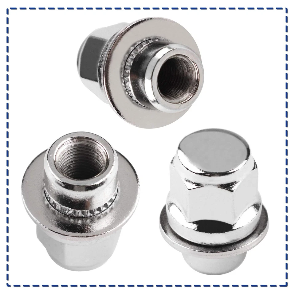 20pcs Chrome Lug Nuts For Nissan Infiniti 12x1.25 OEM Factory Style Mag Type - Image 4 of 4