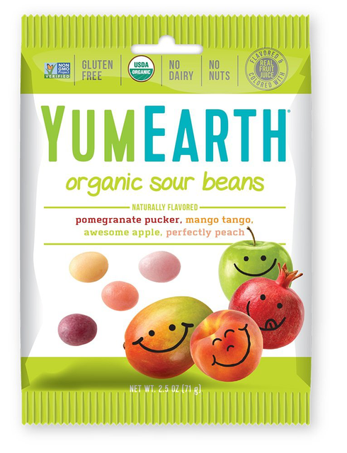 Yumearth Organic Sour Beans, 2.5 Ounce, 12 Pack | eBay