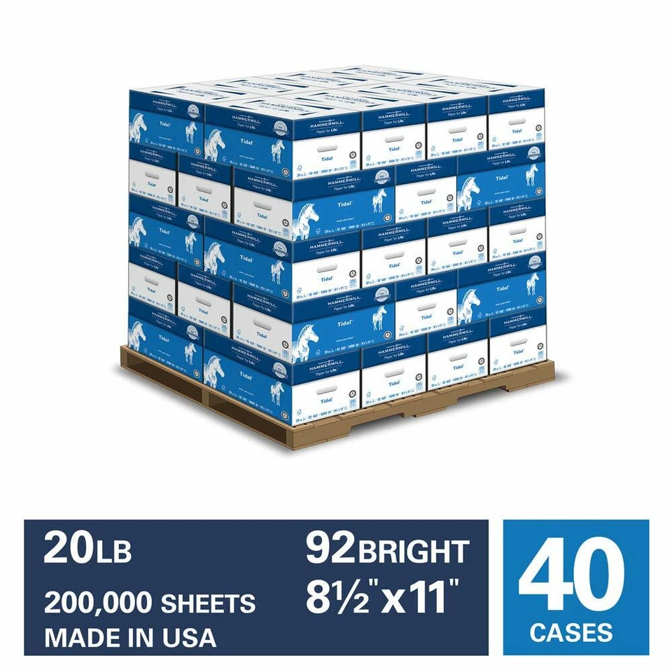 Hammermill Printer Paper, Tidal Copy Paper, 20lb, 8.5x11, 92 Bright