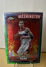 2024-25 Topps Chrome - Kyle Kuzma, Kyle Kuzma #15 Green Topps Refractor
