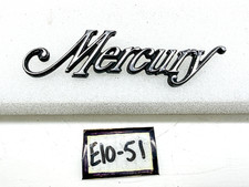 Oem 1973 - 1979 Mercury Cougar Hood Script Emblem D3mb-8b357-aa E10-51 Oem 1973 - 1979 Mercury Cougar Hood Script Emblem D3mb-8b357-aa E10-51