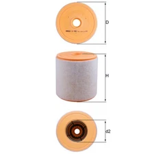 ✅LX4961 AIR FILTER  KNECHT NEU DE STOCK