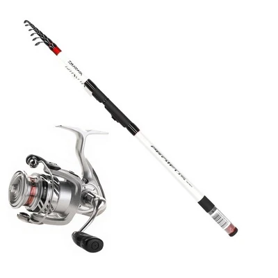 Daiwa Proteus Telecombo 3,80 m 5-20 g + Crossfire LT 2000, Ensemble Téléscopique - Photo 1/4