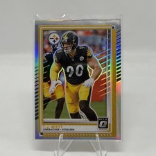 Panini 2025 Donruss Optic Holo T.J. Watt Prizm #100 Pittsburgh Steelers Football
