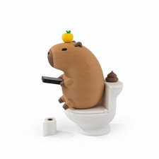 Figurine avec Toilettes Rigolo Capybara Imprimé En 3D Insolite pour Adultes