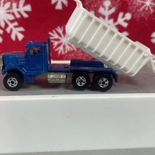 Hot Wheels 1979 Peterbilt Dump Truck Blue Vintage Diecast