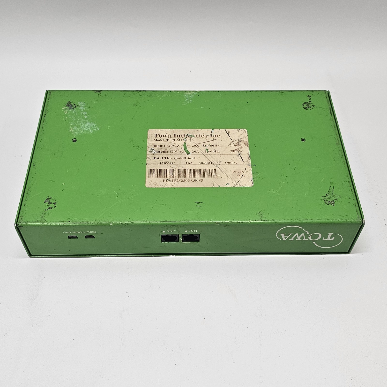 TOWA TTPDM-120S 4 Channel PDM Smart Charger Landcaping Tools UNTESTED AS IS