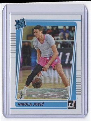 2022-23 Chronicles Donruss Rated Rookie Draft Picks Pink Nikola Jovic Rookie #10