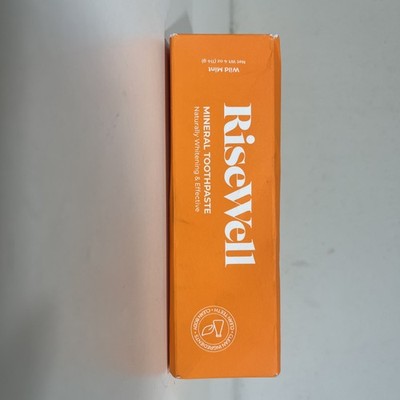 RiseWell Mineral Toothpaste Natural Whitening Wild Mint - New in Box