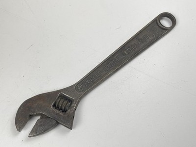 8'' Adjustable Wrench Diamalloy Forged Steel Diamond Calk Horseshoe USA vtg tool