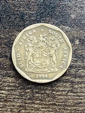 1994 South Africa 50 Fifty Cents Actual Coin TB6168*
