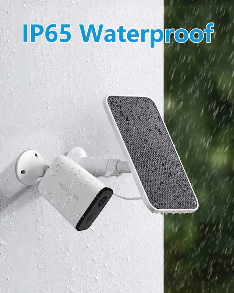 Pannello Solare per Telecamera Di Sorveglianza Wireless Da Esterno 5V 4W, IP65 A - Immagine 4 di 4