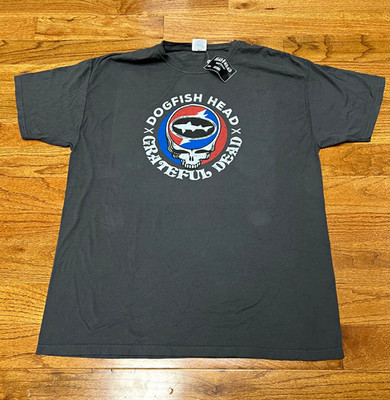 Comfort Wash Grateful Dead Dead Head Gray Graphic Double-Sided Men s XL Tee
