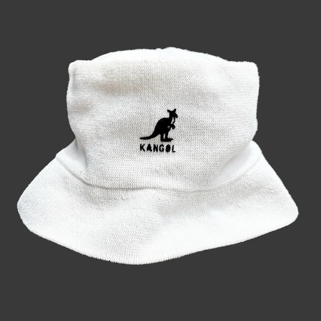 KANGOL　ベル型ハット　ホワイトロゴ　Black/white　XXLサイズ KANGOL ベル型ハット ホワイトロゴ Black/white XXLサイズ メンズ