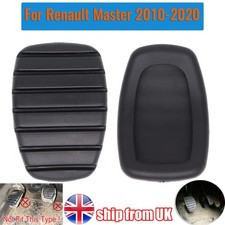 2pcs Black Clutch Pedal Rubber Pad Cover 8200183752 For Renault Master 2010-2020