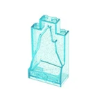 1x Lego Rock Panels 2x4x6 Glitter Transparent Light Blue Mountain 54782 57512 47847